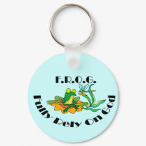 Fully Rely On God Keychain