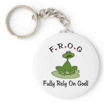 Fully Rely on God Keychain