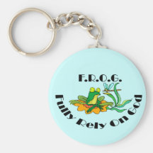Fully Rely On God Keychain