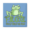 Fully Rely on God Magnet by Moonhunter Fully Rely on God Magnet