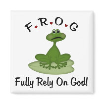 Fully Rely on God magnets
