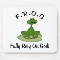 Fully Rely on God mousepads