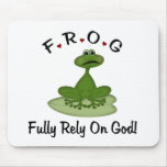 Fully Rely on God Mouse Pads