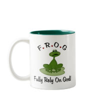 Fully Rely on God mugs