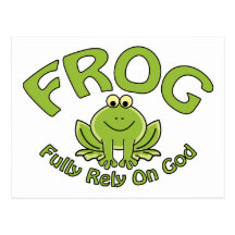 Fully Rely On God Post Cards