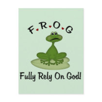 Fully Rely on God Post Card