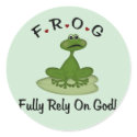 Fully Rely on God stickers