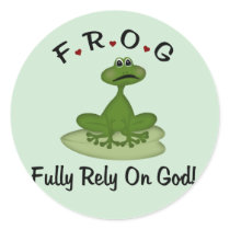 Fully Rely on God stickers