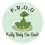 Fully Rely on God Sticker Fully Rely on God Sticker