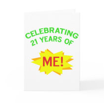 Fun 21st Birthday Gift Idea cards
