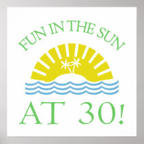 Fun 30th Birthday Gifts Posters