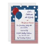 fun 4th of july Holiday party Invitation
