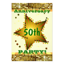 Fun 50th Anniversary Party Invitation invitations
