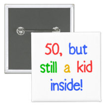 Fun 50th Birthday Humor Pin