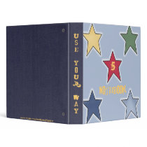 Fun! 5 Star Notebook Custom Avery Binder