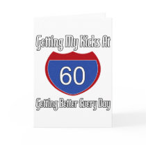 Fun 60th Birthday Gifts Greeting Card