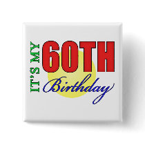 Fun 60th Birthday Party Gifts Pin