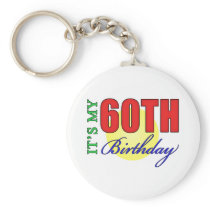 Fun 60th Birthday Party Gifts Keychain