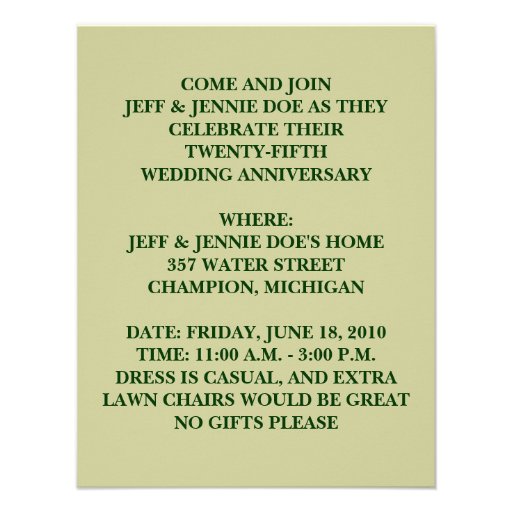 FUN ~ AMERICAN GOTHIC ANNIVERSARY PARTY INVITATION