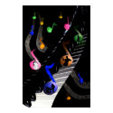 Fun and Colourful Muscal Poster print