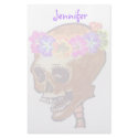 Fun and Feminine Skull stationery stationery