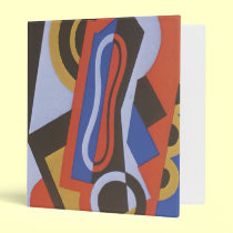 Fun Art Deco Abstract Binder binders