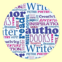 Fun Authors Pattern stickers