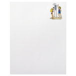 Fun Beach Volleyball Personalized Letterhead