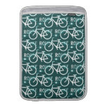 Fun Bike Route Fixie Bike Cyclist Pattern MacBook Air Sleeve