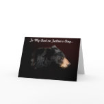 Fun Black Bear "Bear Hug" Father's Day Card