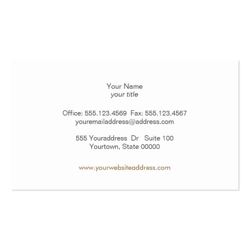 Fun Boutique Sparkly Silver Sequins Look Business Cards (back side)