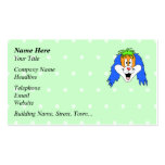 Fun Bright and Colorful Dog Cartoon. Business Cards