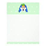Fun Bright and Colorful Dog Cartoon. Letterhead Design