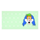 Fun Bright and Colorful Dog Cartoon. Picture Card