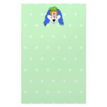 Fun Bright and Colorful Dog Cartoon. Stationery Paper