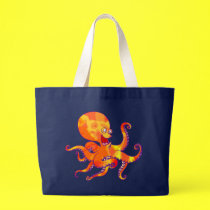 Fun Cartoon Octopus Bag