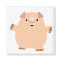 Fun Cartoon Pig magnet by Lioness_Graphics Fun Cartoon Pig magnet