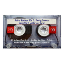 Fun Cassette Tape Business Card
