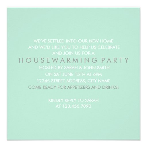 Fun & Chic Housewarming Party Invitation