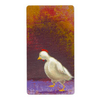 Fun chicken thoughtful cute stickers unique art labels