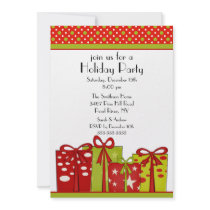 Fun Christmas Gifts Holiday Party Invitation by celebrateitinvites Fun Christmas Gifts Holiday Party Invitation