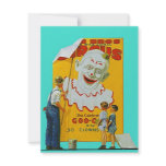 FUN CIRCUS CLOWN PARTY THEME INVITE INVITATION
