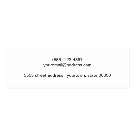Fun Colorful Confetti Gold Striped Mommy Card Business Card Template (back side)