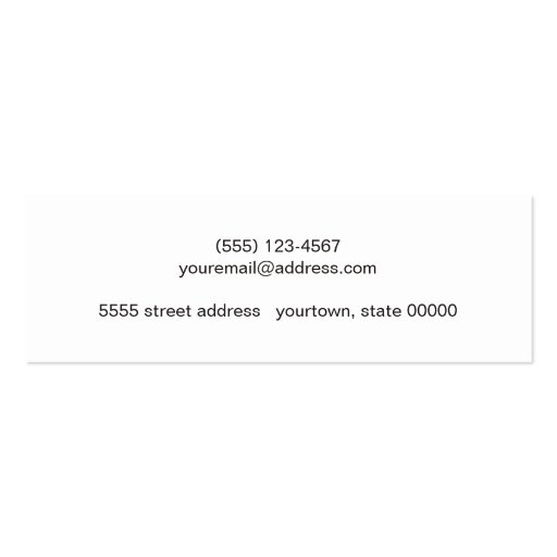 Fun Colorful Confetti Gold Striped Mommy Card Business Card Template (back side)