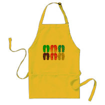 Fun Colorful FlipFlop Apron