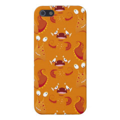 Fun Colorful Monsters Creatures Kids iPhone Cases iPhone 5 Cover