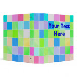 Fun, Colorful Mosaic Binder