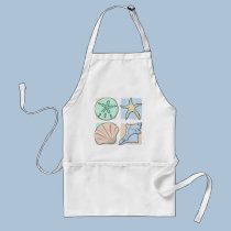 Fun Colorful Shells aprons