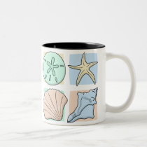 Fun Colorful Shells mugs