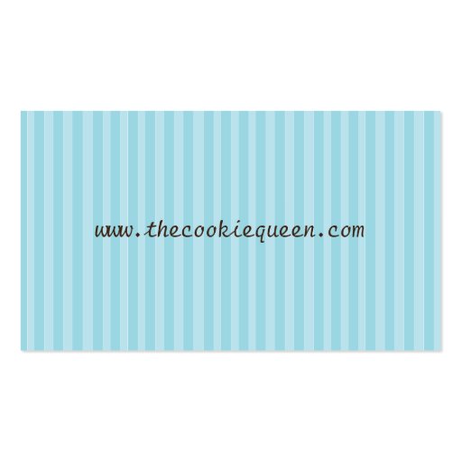 Fun Cookie Bakery Business Card (back side)
